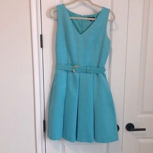 Tahari Belted A-line cocktail dress